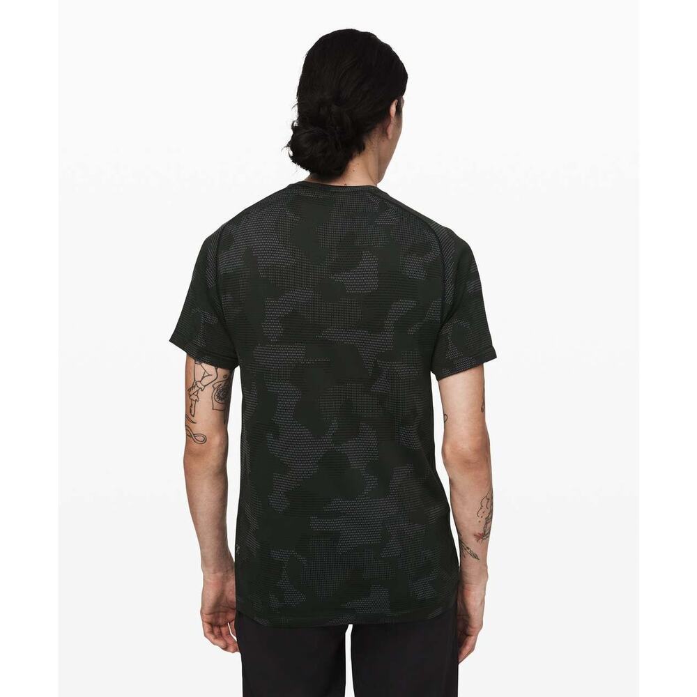 Lululemon Men's Metal Vent Tech Short Sleeve Geo Camo Size Small - Picture 5 of 10